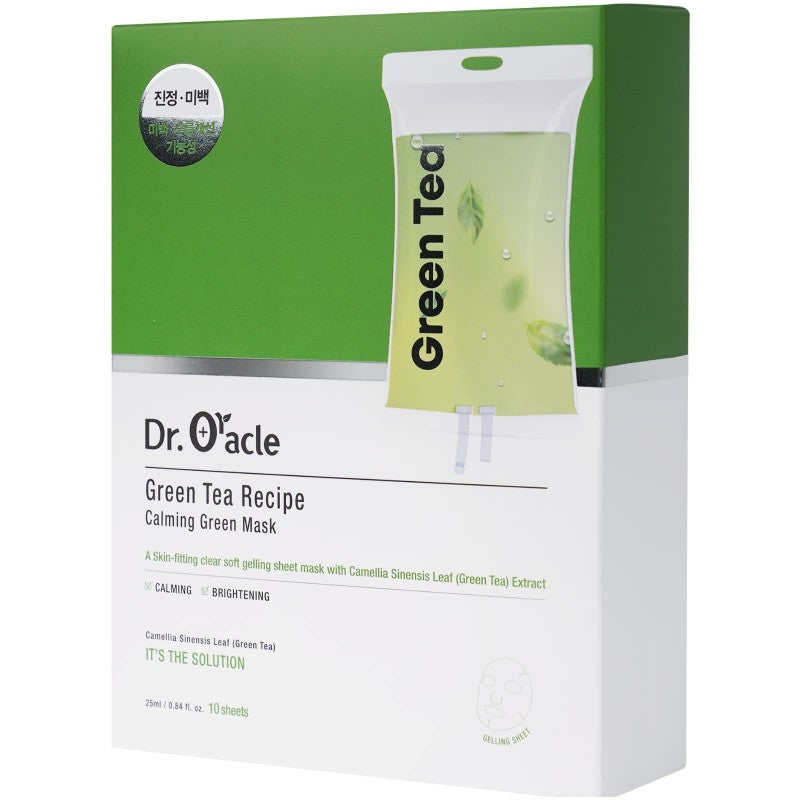 Dr. Oracle Greentea Recipe Calming Green Mask — 1 Mask