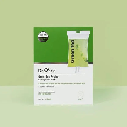 Dr. Oracle Greentea Recipe Calming Green Mask — 10 Masks