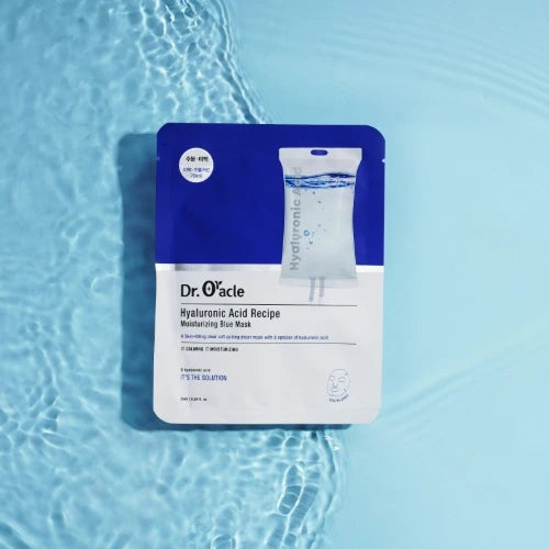 Dr. Oracle Hyaluronic Acid Recipe Moisturizing Blue Mask — 1 Mask