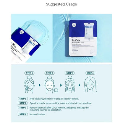 Dr. Oracle Hyaluronic Acid Recipe Moisturizing Blue Mask — product view 4