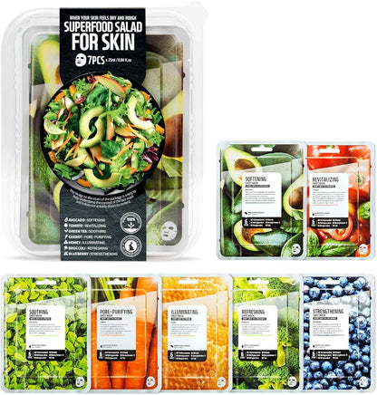 Farmskin Superfood For Skin Facial Sheet Mask Set — Tomato Set