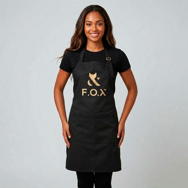 F.O.X delantal de salón – negro