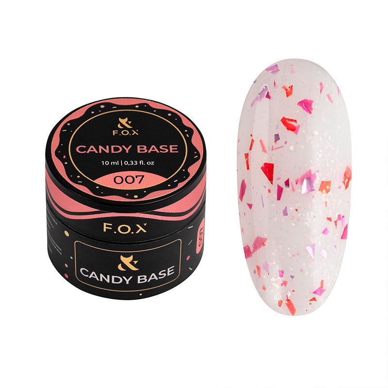 Candy Värviline alusgeel F.O.X 007, 10 ml