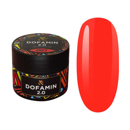 Värviline alusgeel coat Dofamin F.O.X, 007 - 10 ml