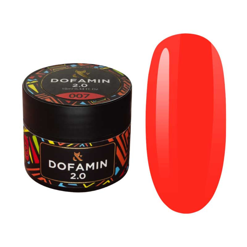 Värviline alusgeel coat Dofamin F.O.X, 007 - 10 ml