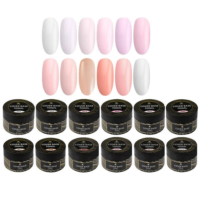 Cover Base Tonal F.O.X - set of 12 (30 ml)