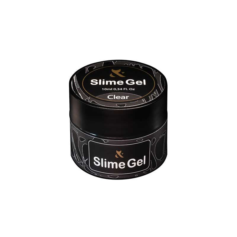 Gel chewing gum for nail design F.O.X Slime Gel Clear, 10 ml