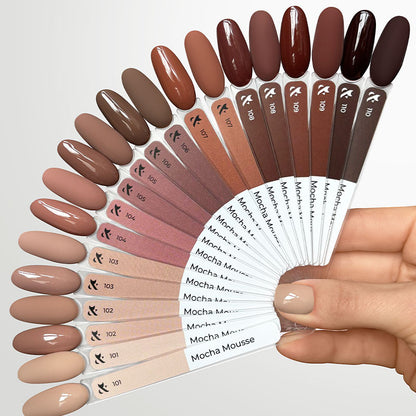 Gel polish Mocha Mousse F.O.X 105 - 7 ml — image 2