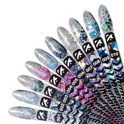 Glow Glitter Gel F.O.X 006 - 5 ml — image 3