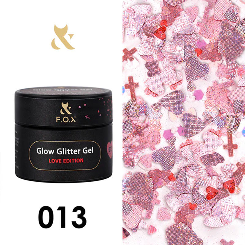 Glow Glitter Gel Love Edition F.O.X 013 - 5 ml