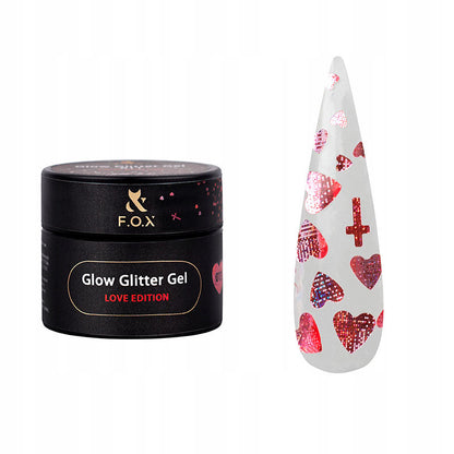 Glow Glitter Gel Love Edition F.O.X 013 - 5 ml — image 2