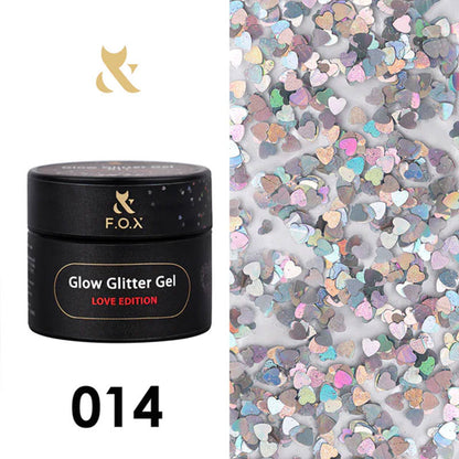Glow Glitter Gel Love Edition F.O.X 014 - 5 ml