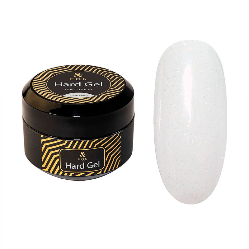 Hard gel F.O.X - Flash Milky - 15 ml