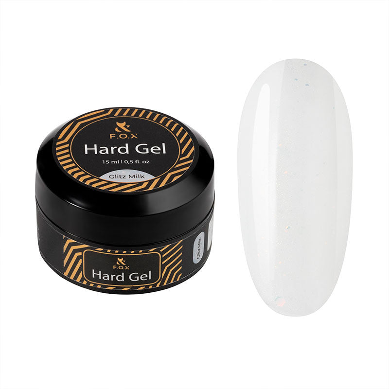 Hard gel F.O.X - Glitz Milk - 15 ml
