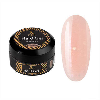 Hard gel F.O.X - Glitz Nude - 15 ml