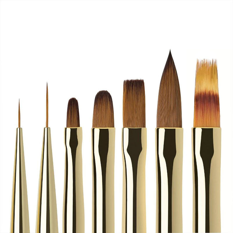 Nail Art Brushes – F.O.X – Set of 7
