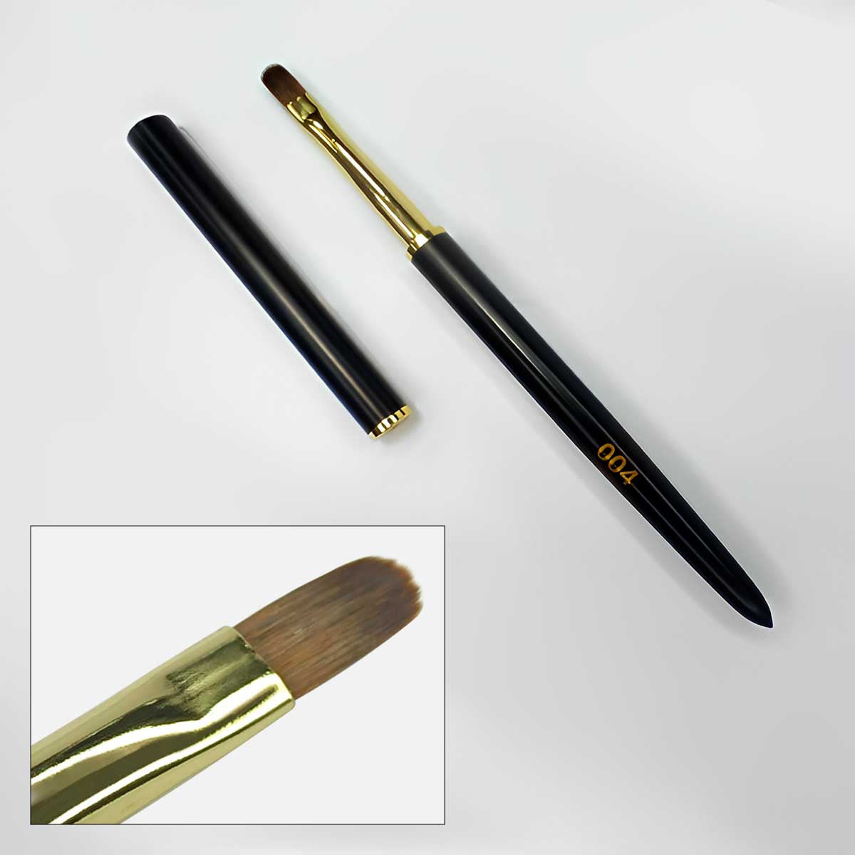 Nail brush F.O.X Art Brush 004 "Short oval"