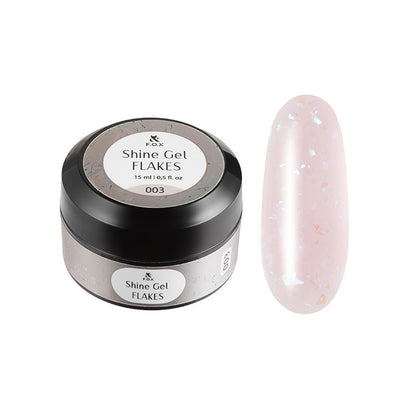Rakennegeeli Shine Gel Flakes 003 F.O.X - 15 ml