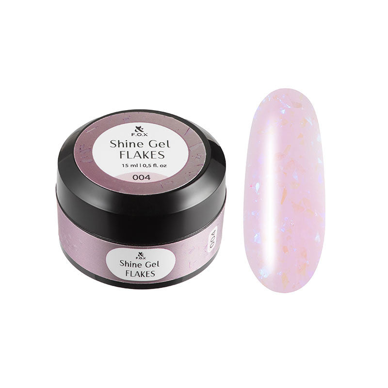 Gel constructor Shine Gel Flakes 004 F.O.X - 15 ml