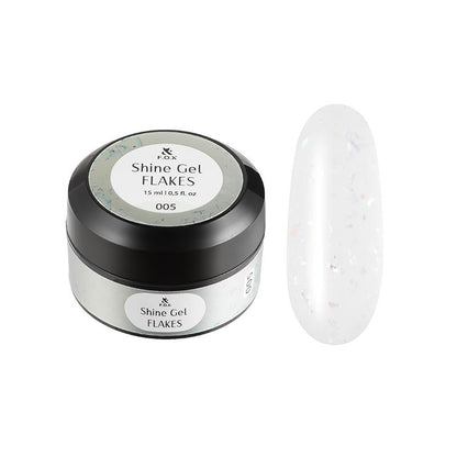 Rakennegeeli Shine Gel Flakes 005 F.O.X - 15 ml
