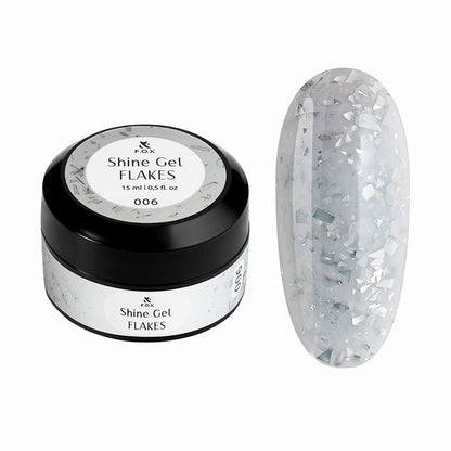 Моделирующий гель Shine Gel Flakes 006 F.O.X - 15 ml