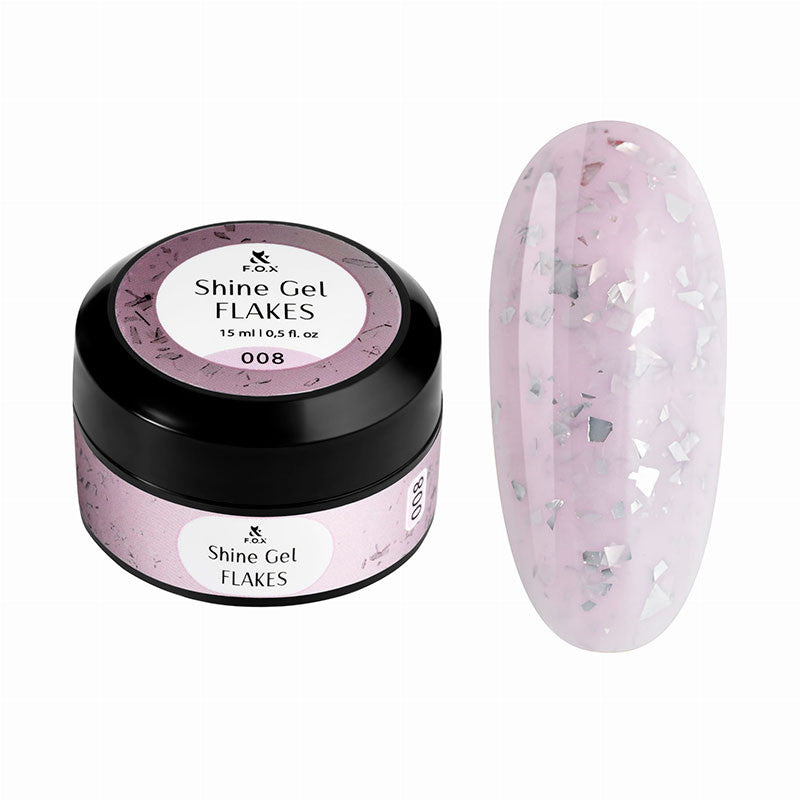 Gel constructor Shine Gel Flakes 008 F.O.X - 15 ml