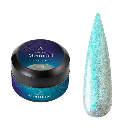 Rakennegeeli Shine Gel Mermaid 002 F.O.X - 15 ml