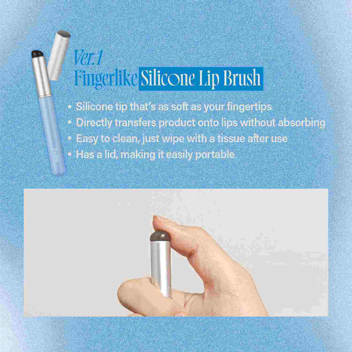 FWEE Fingerlike Silicone Lip Brush — product image 3
