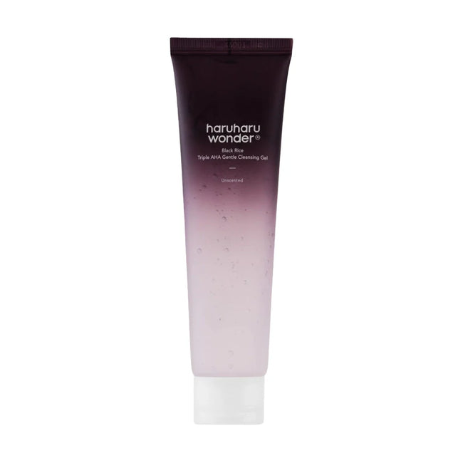 Haruharu Wonder Black Riz Triple AHA Gel nettoyant doux 100 ml — Photo du produit 1