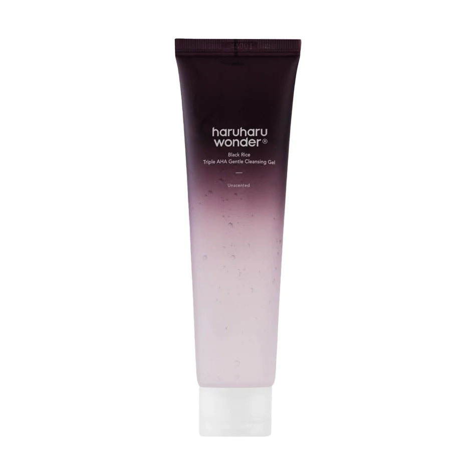 Haruharu Wonder Black Riz Triple AHA Gel nettoyant doux 100 ml — Photo du produit 1