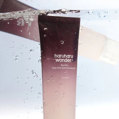Haruharu Wonder Black Riz Triple AHA Gel nettoyant doux 100 ml — Photo du produit 4