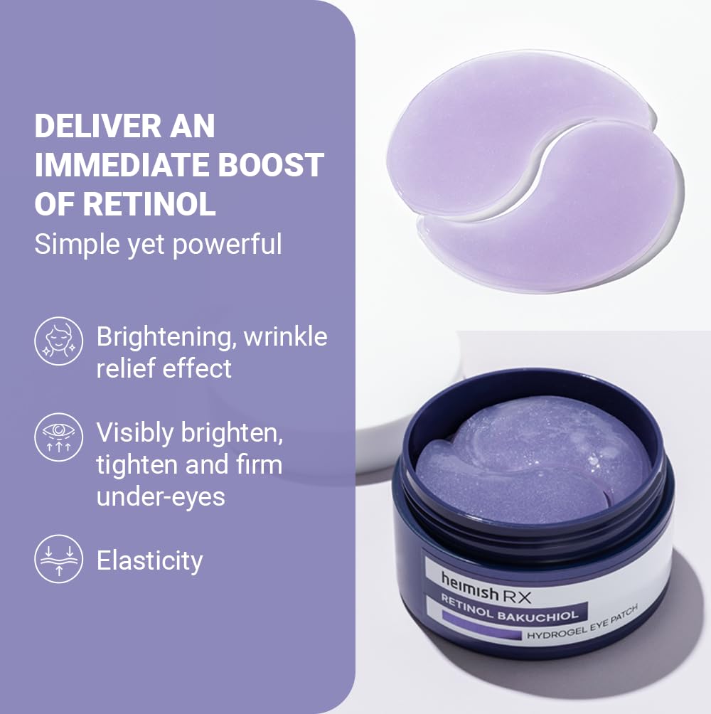 Heimish Parche ocular de hidrogel de retinol bakuchiol RX 60pcs — Imagen del producto 4