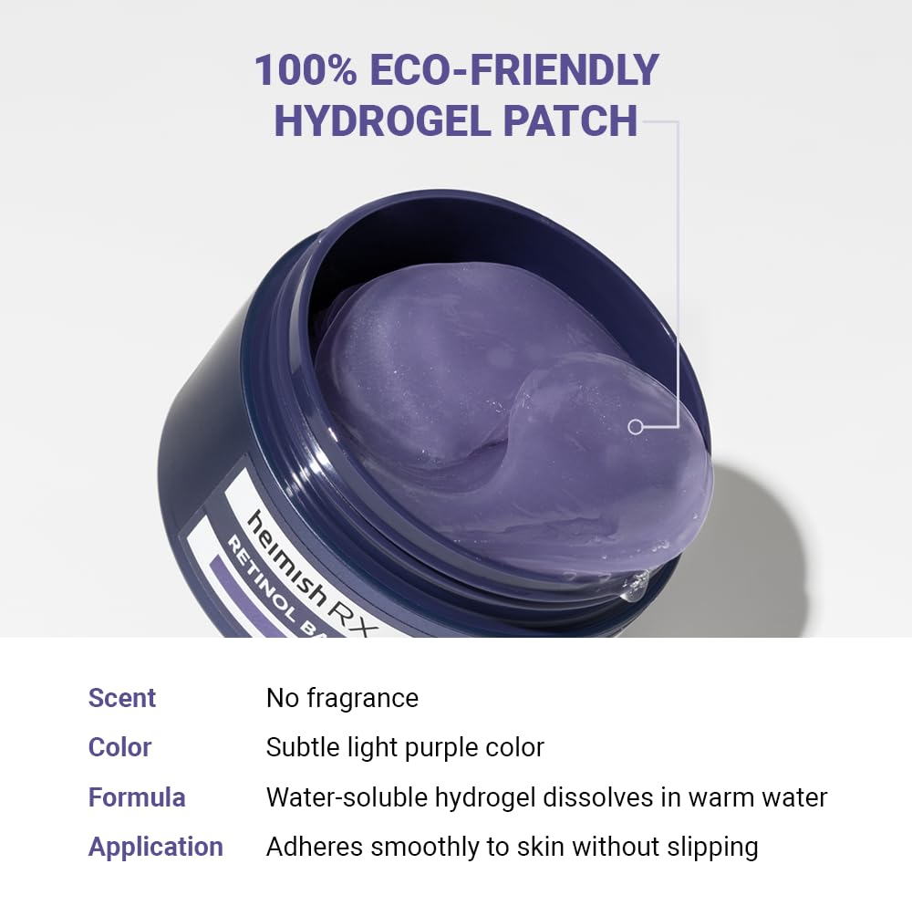 Heimish Parche ocular de hidrogel de retinol bakuchiol RX 60pcs — Imagen del producto 6