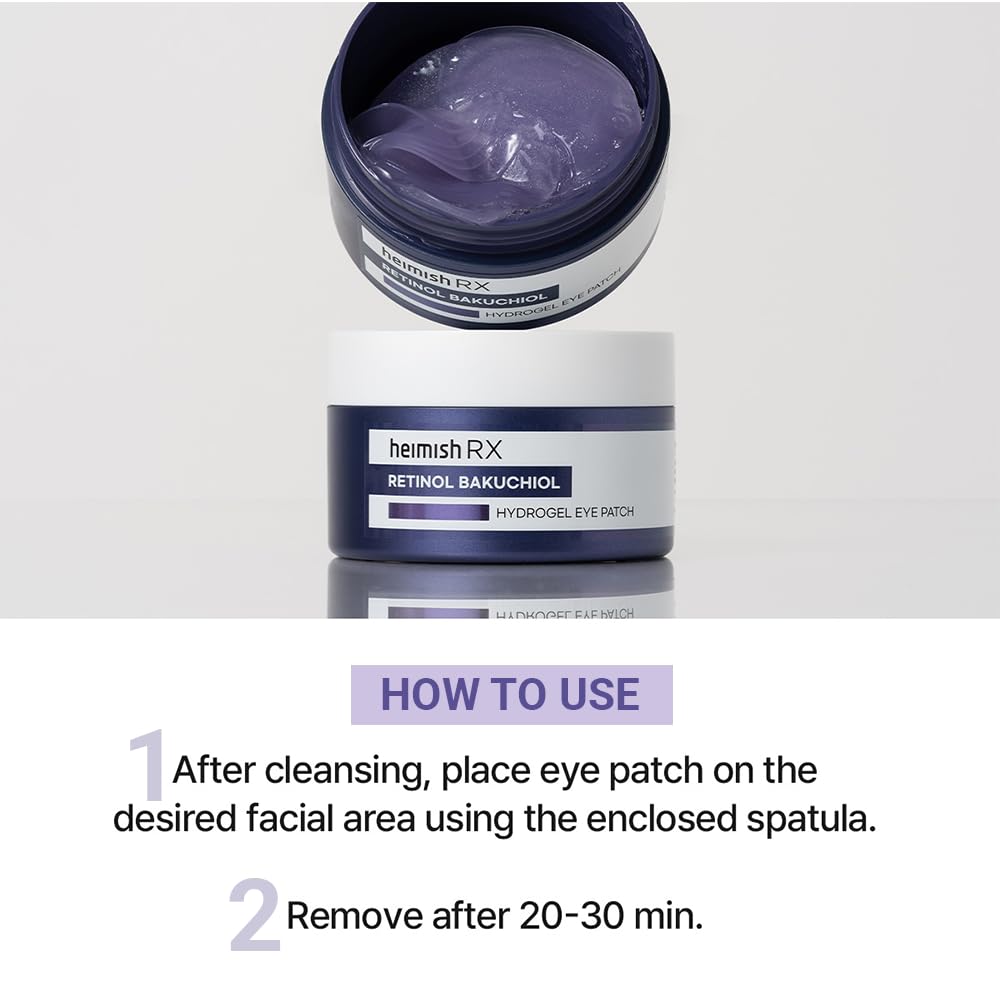 Heimish Parche ocular de hidrogel de retinol bakuchiol RX 60pcs — Imagen del producto 7