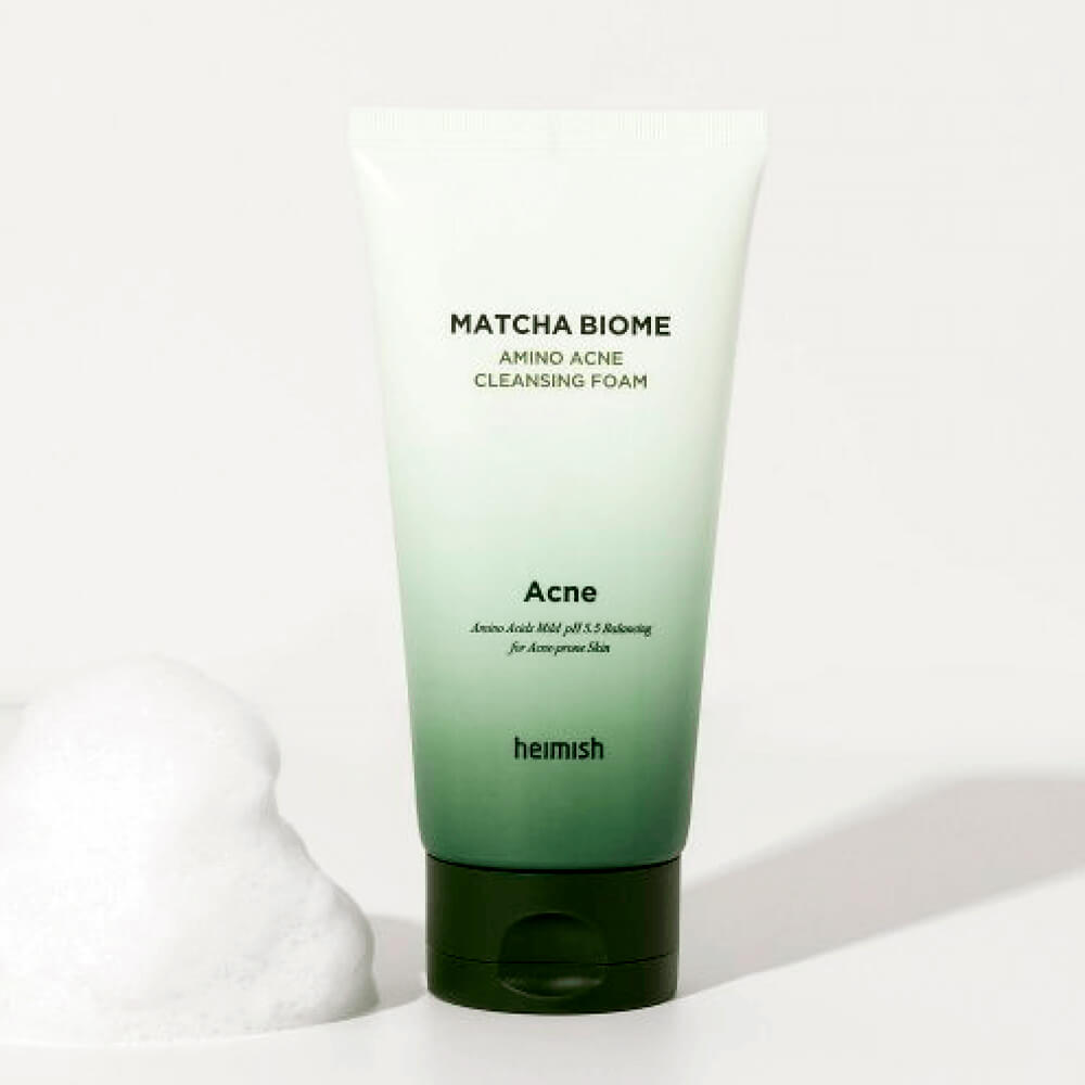 Heimish Matcha Biome Amino Acne Cleansing Foam 150ml — product image 3