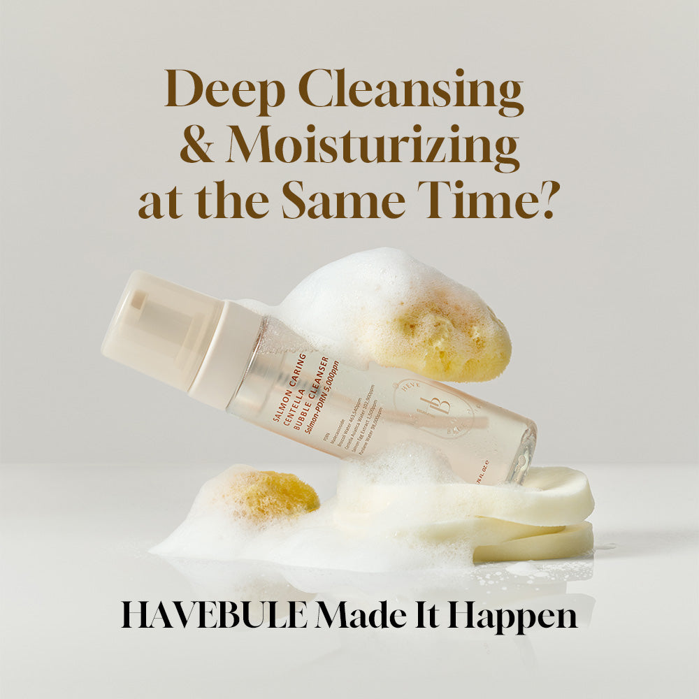 HEVEBLUE Salmon Caring Centella Bubble Cleanser 200ml — product image 3