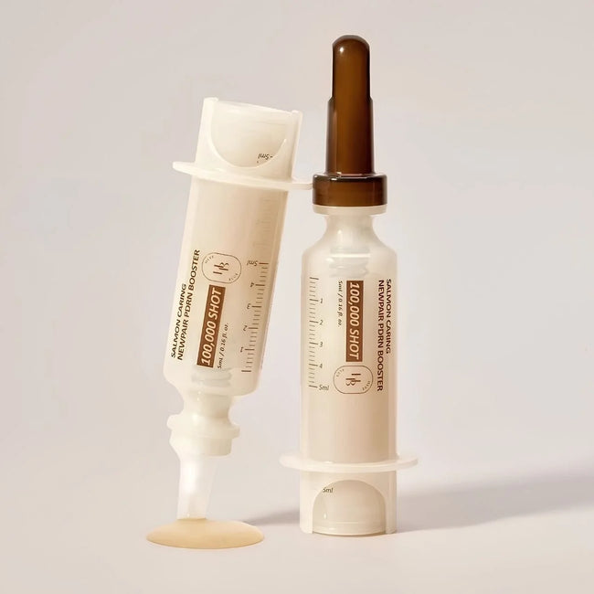 HEVEBLUE Salmon Caring Newpair PDRN Booster 100,000 Shot Essence 5ml — 5ml