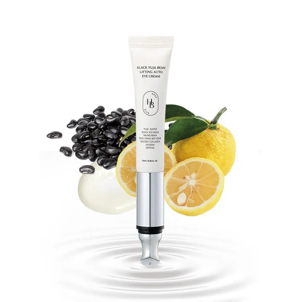 HEVEBLUE Black Yuja Bean Lifting Auto Eye Cream 15ml — 15ml