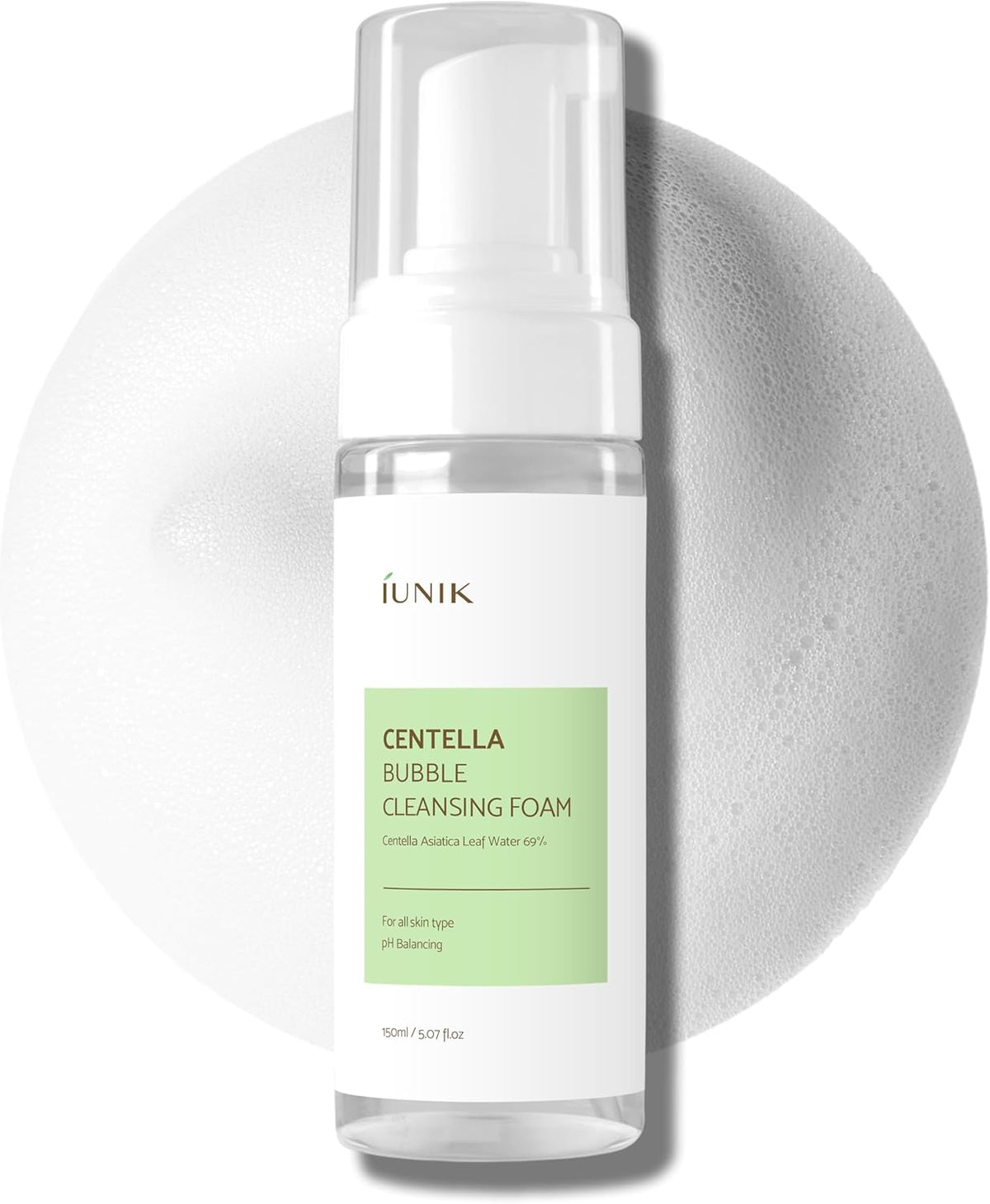 IUNIK Centella Bubble Cleansing Foam 150ml — 150ml