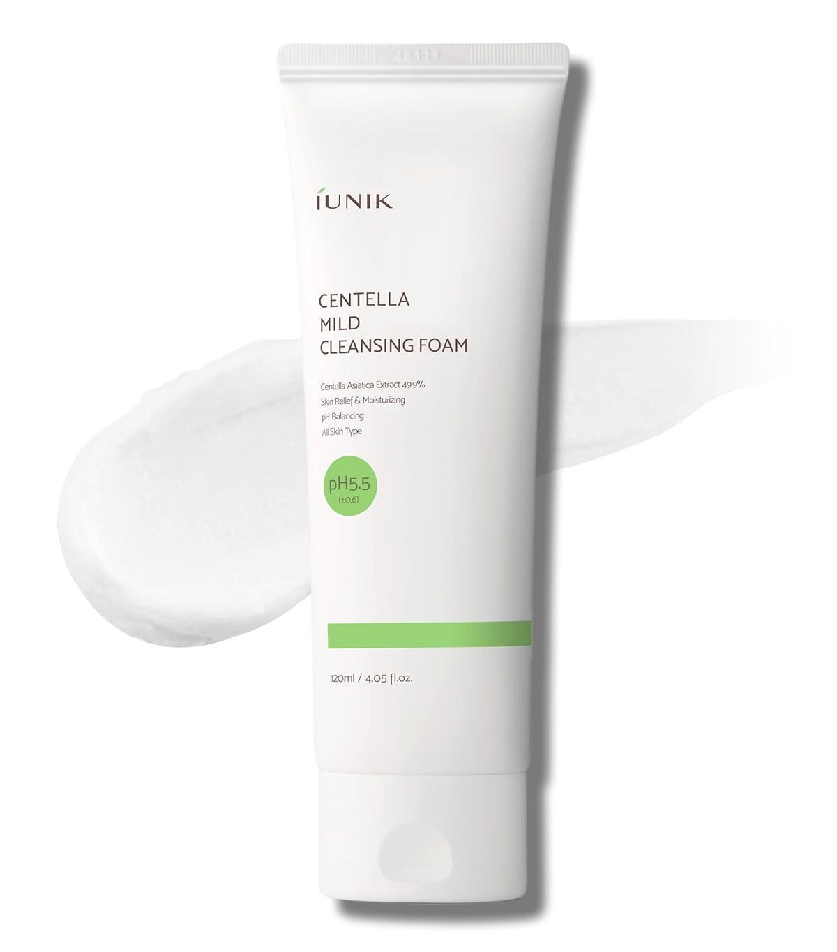 IUNIK Centella Mild Cleansing Foam 120ml — 120ml