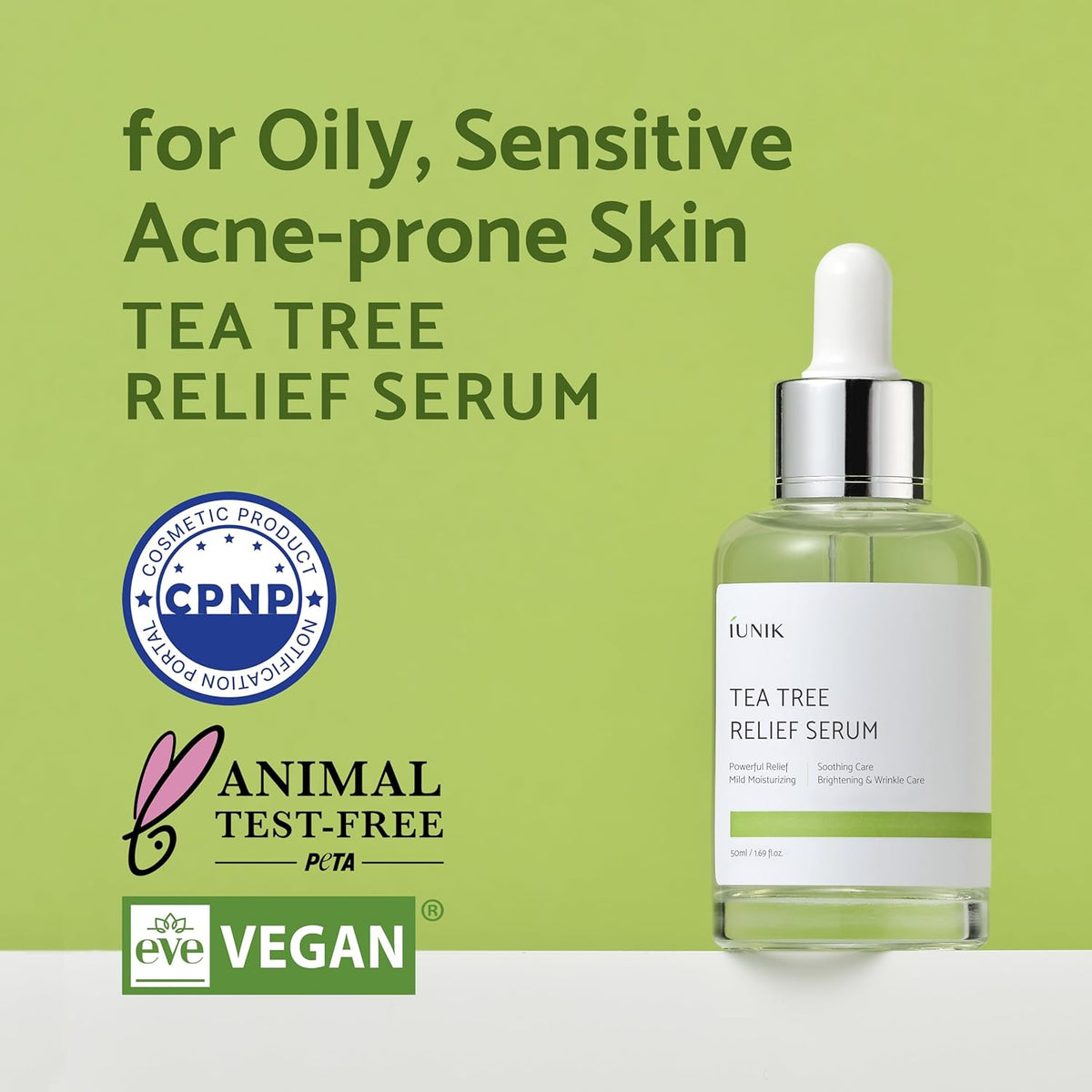 IUNIK Tea Tree Relief Serum 50ml — product image 2