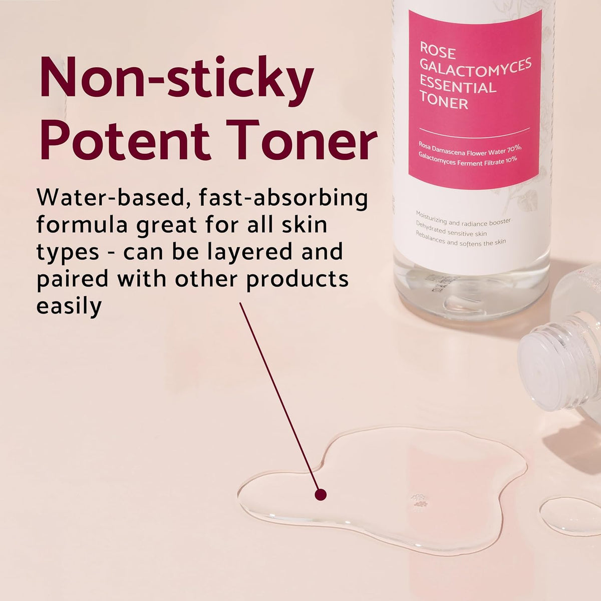 IUNIK Rose Galactomyces Toner essentiel 200 ml — Photo du produit 5