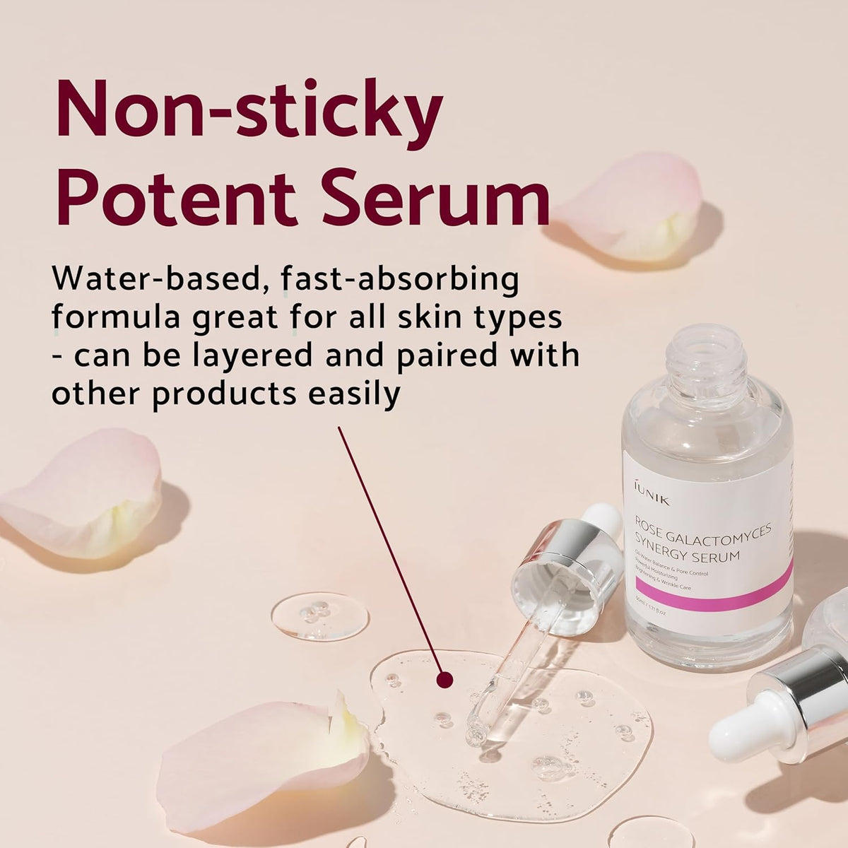 IUNIK Sérum Synergique de Galactomyces Rose 50 ml — Photo du produit 3