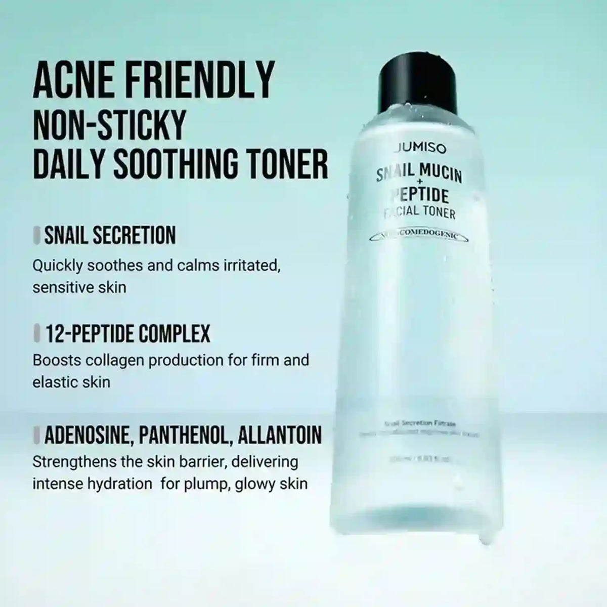 Jumiso Snail Mucin + Peptide Facial Toner 205ml — product image 2