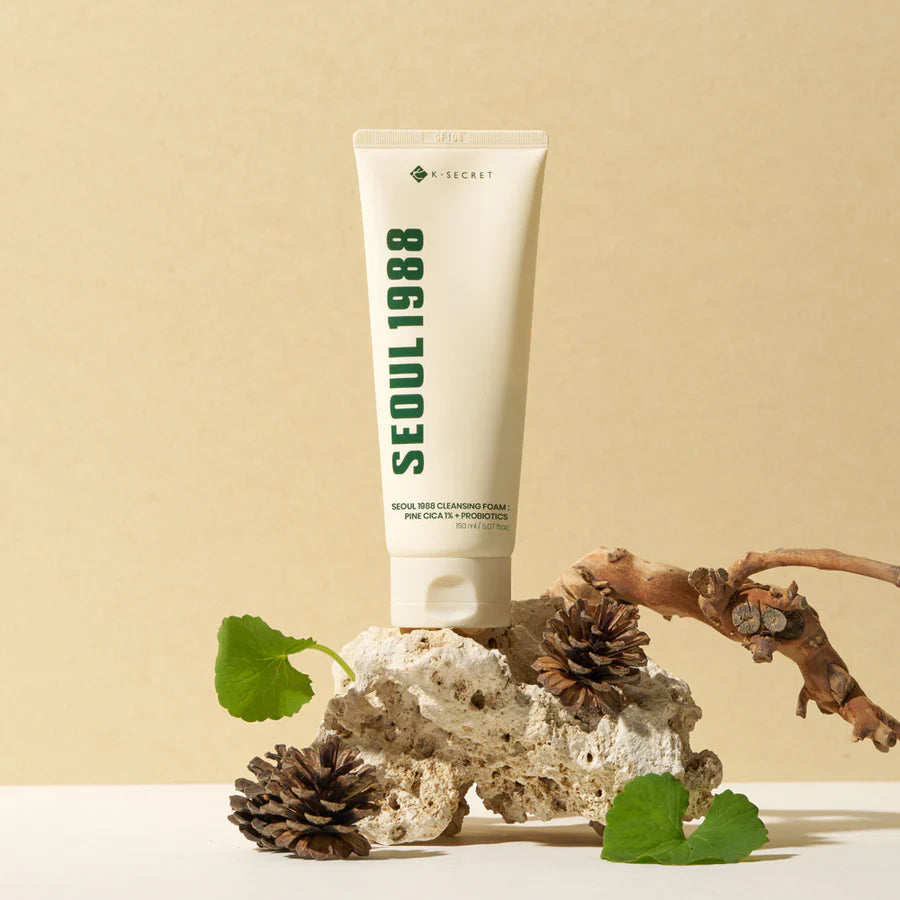 KSECRET Seoul 1988 Cleansing Foam : Pine Cica 1% + Probiotics 150ml — product image 4