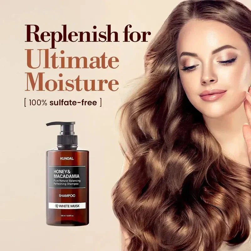 KUNDAL Honey & Macadamia Shampoo English Rose 500ml — product image 3