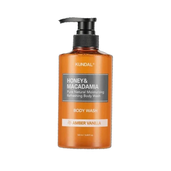 Kundal Honey & Macadamia Pure Body Wash Amber Vanila 500ml — 500ml