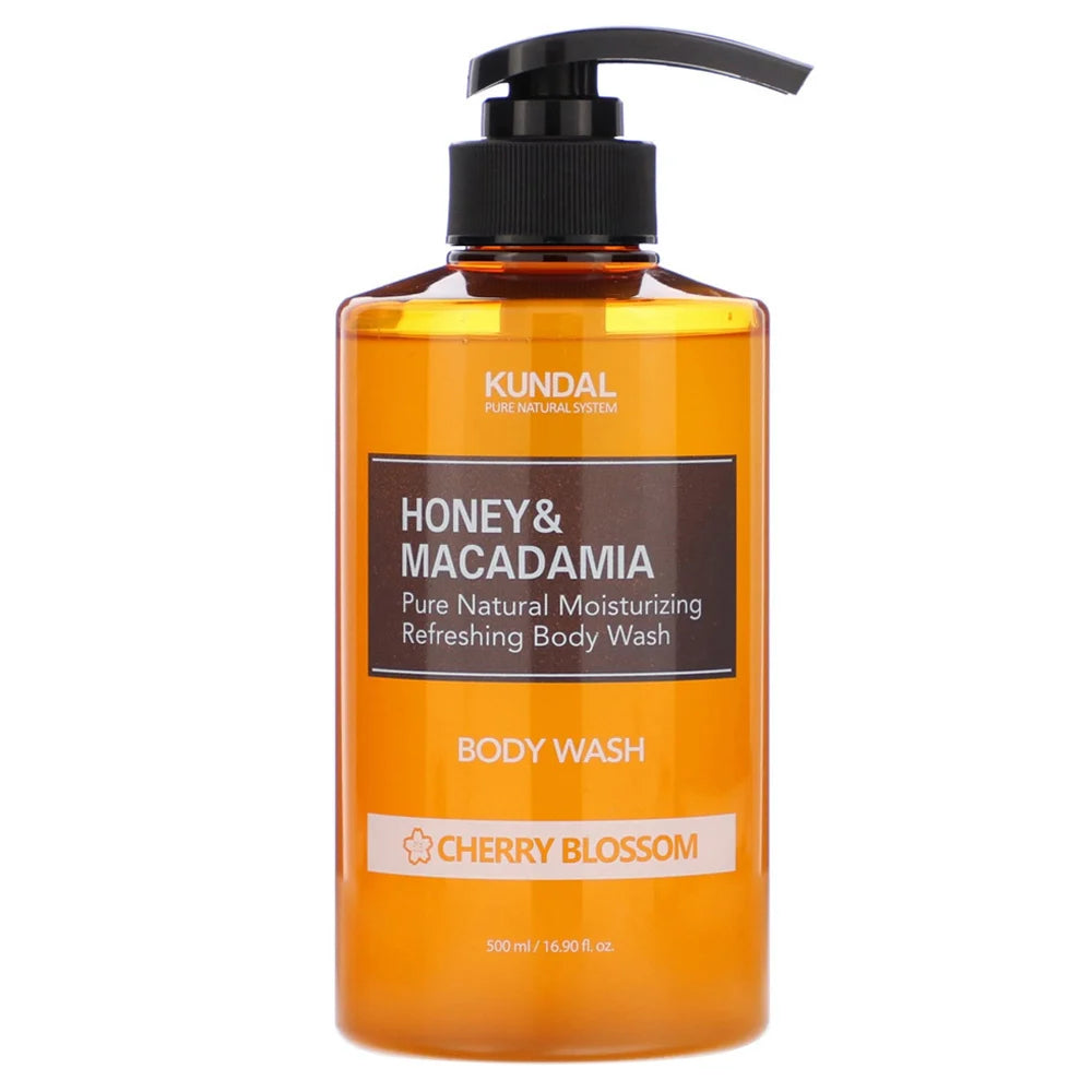 Kundal Honey & Macadamia Body Wash Cherry Blossom 500ml — 500ml