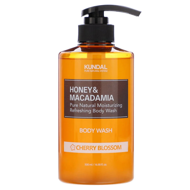 Kundal Honey & Macadamia Body Wash Cherry Blossom 500ml — 500ml