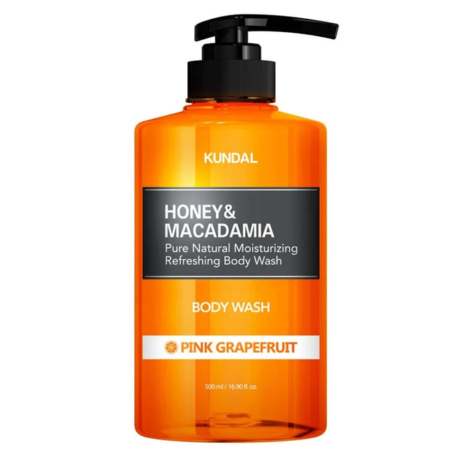 KUNDAL Honey & Macadamia Pure Body Wash Pink Grapefruit 500ml — 500ml